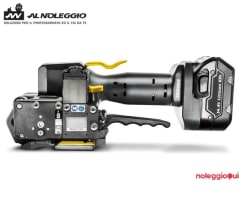 Reggiatrice a batteria con porta reggetta