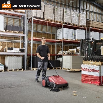 Noleggio Spazzatrice manuale con doppia spazzola