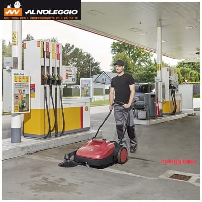 Noleggio Spazzatrice manuale con doppia spazzola