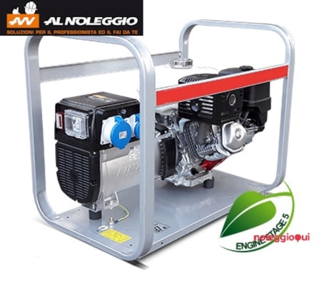 Noleggio Gruppo elettrogeno portatile a benzina 5 kW