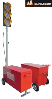 Noleggio Impianto semaforico mobile da cantiere a led