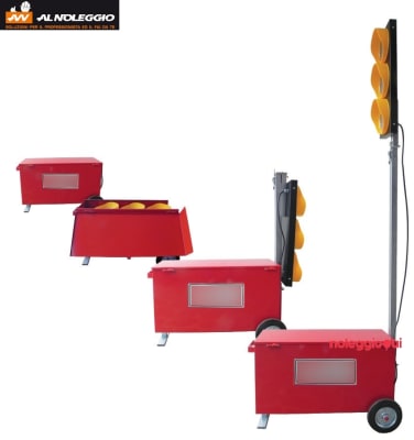 Noleggio Impianto semaforico mobile da cantiere a led