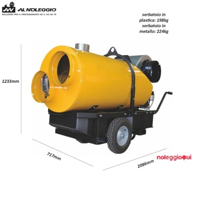 Noleggio Riscaldatore industriale a gasolio BV 500