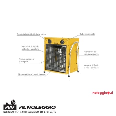 Noleggio Generatore aria calda B9 EPB