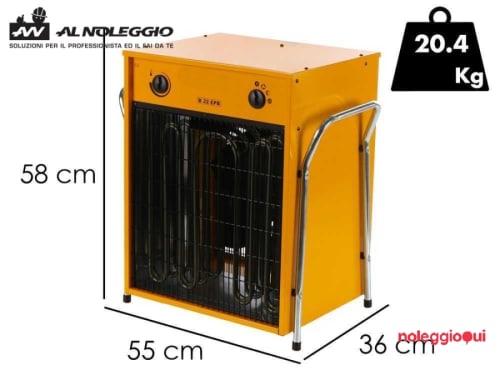 Noleggio Generatore aria calda B 22 EPB
