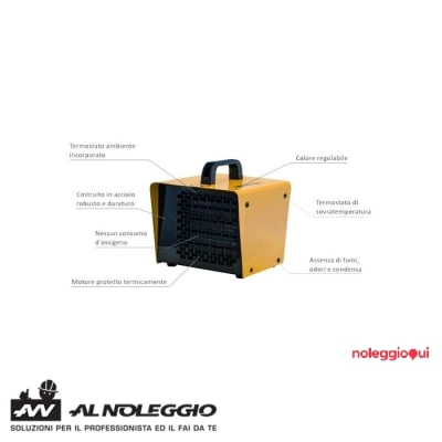 Noleggio Riscaldatore d'aria elettrico B3 PTC
