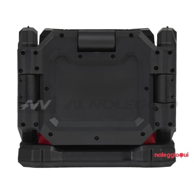 Noleggio Luce led da cantiere con 3 teste multidirezionali a batteria/corrente