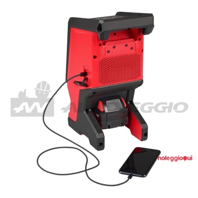 Noleggio Speaker da cantiere con powerbank