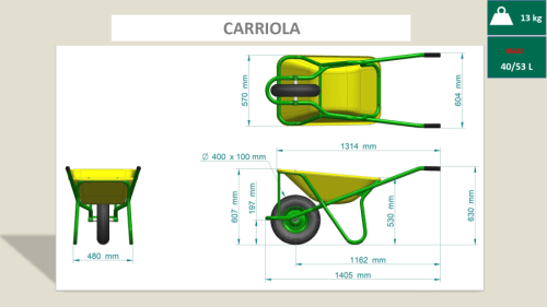 Noleggio Carriola professionale