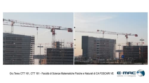 Noleggio Gru Edile a Torre da 40 a 70 mt e Gru Edili Automontanti da 15 a 40 mt
