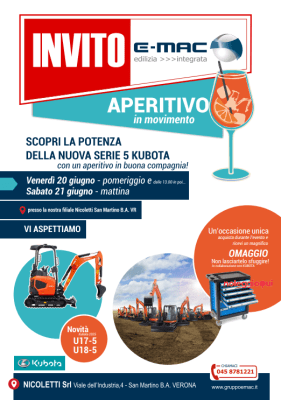 Noleggio Miniescavatore Kubota U18