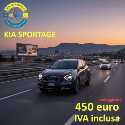 Noleggio Kia Sportage Vision con targa tedesca noleggio lungo termine no scoring
