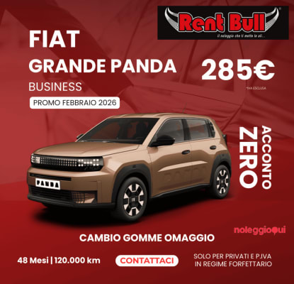 Noleggio Lungo termine Fiat Grande Panda Hybrid Business