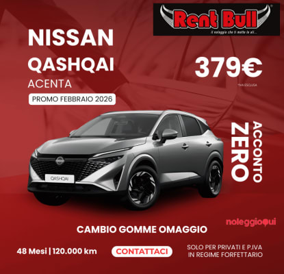 Noleggio Lungo termine Nissan Qashqai