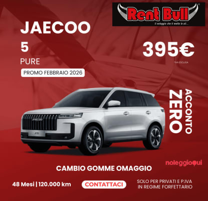 Noleggio Lungo termine Jaecoo 5 