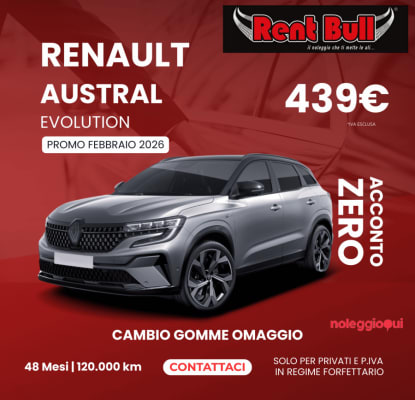 Noleggio Lungo termine nuova Renault Austral Evolution