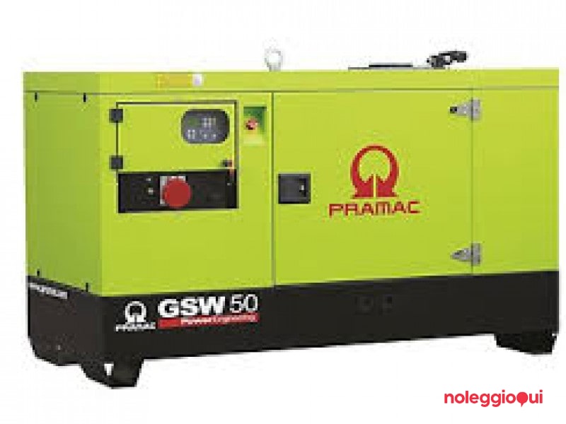 Noleggio Gruppo Elettrogeno Pramac GSW50Y 46 kVA