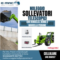 Noleggio Sollevatori Telescopici e Rotativi