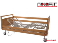 Noleggio Letto degenza a 3 snodi con rete in acciaio, elettrico ad altezza fissa - Serie GERANIO