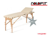 Noleggio Lettino pieghevole per trattamenti con schienale regolabile - Piano da 60 cm - POLARIS